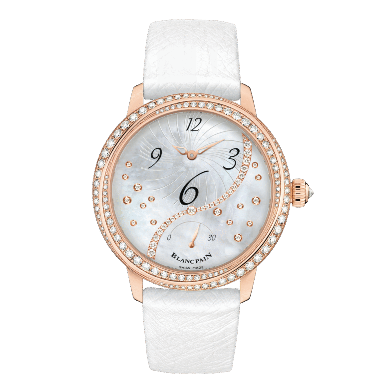Blancpain Heure Decentree 18K Rose Gold Lady's Watch
