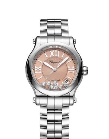 Chopard Happy Sport Stainlees steel & Diamonds Ladies Watch