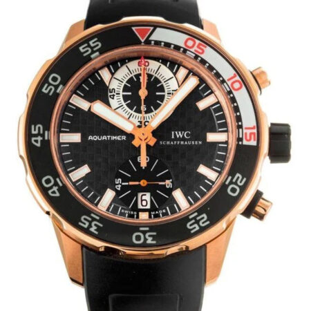IWC Aquatimer Chronograph 18k Rose Gold Men's Watch