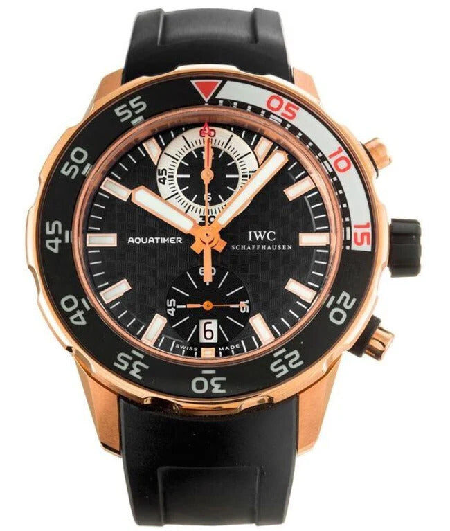 IWC Aquatimer Chronograph 18k Rose Gold Men's Watch