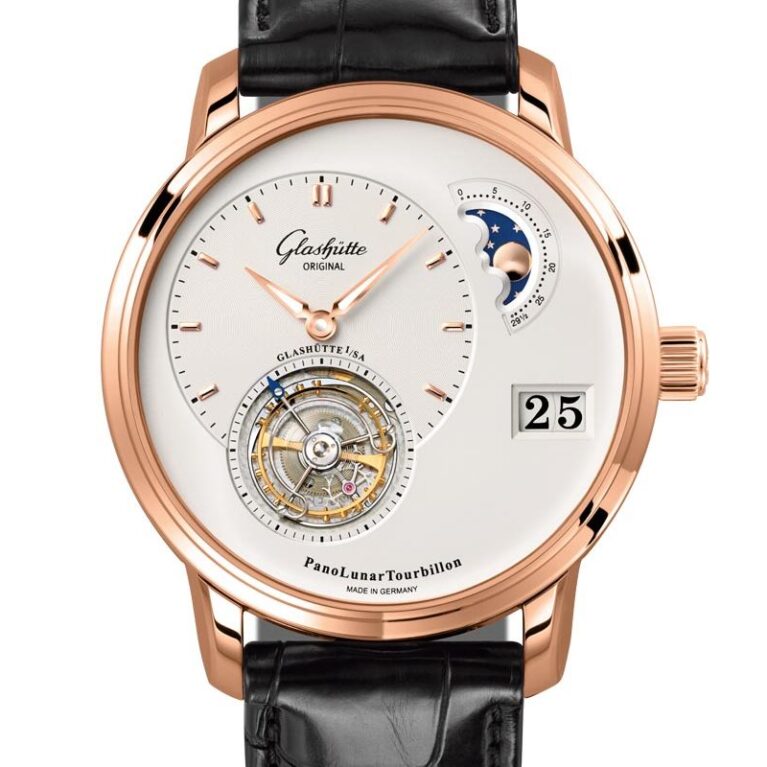 Glashutte Original Pano Lunar Tourbillon Red Gold Men's Watch
