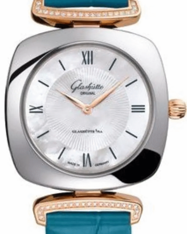 Glashutte Original Lady Collection Pavonina Stainless steel & Red Gold & Diamonds Lady's Watch