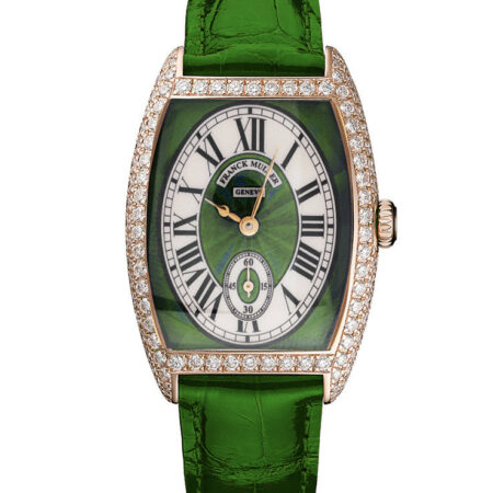 Franck Muller Cintree Curvex Chronometr 18K Yellow Gold & Diamonds Lady's Watch