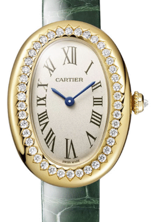 Cartier Baignoire Small model 18K Yellow Gold & Diamonds Lady's Watch