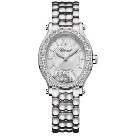 Chopard Happy Sport Oval Stainless Steel & Diamonds Ladies Watch