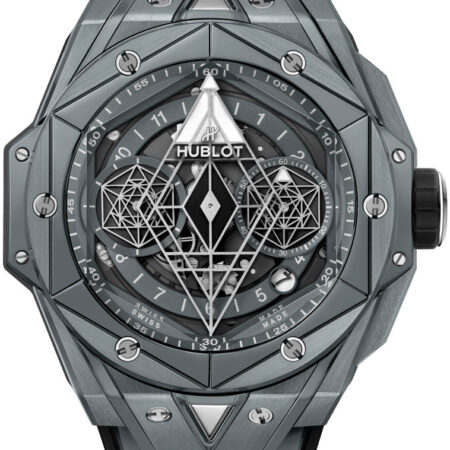 Hublot  Big Bang Sang Bleu II Grey Ceramic Mens Watch
