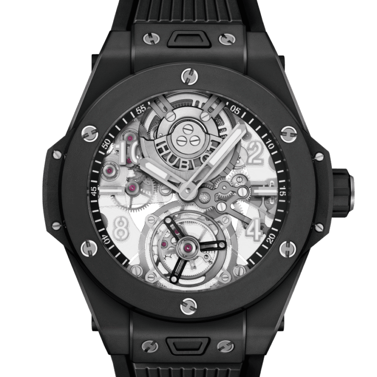 Hublot Big Bang 45 ?? Tourbillion Black Magic Ceramic Men's Watch