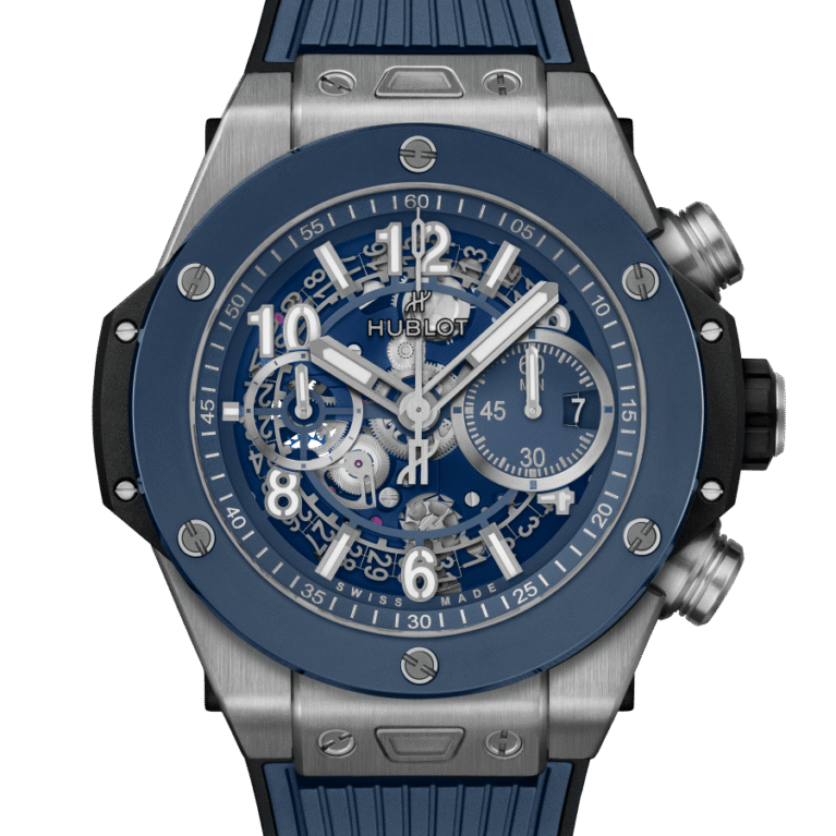 Hublot Big Bang Unico Titanium & Blue Ceramic Men's Watch