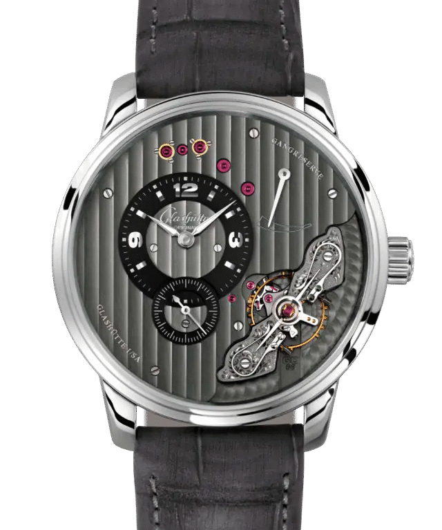 Glashutte Original Pano Inverse Stainless steel Men's Watch