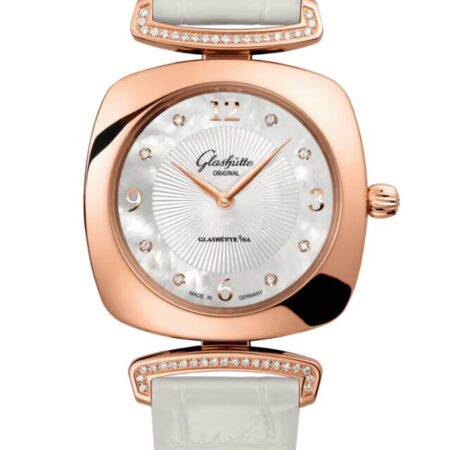 Glashutte Original Lady Collection Pavonia 18K Red Gold & Diamonds Lady's Watch