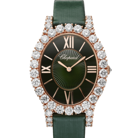 Chopard L’Heure Du Diamant Oval 18K Rose Gold & Diamonds Ladies Watch