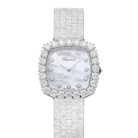 Chopard L’Heure Du Diamant 18K White Gold & Diamonds Ladies Watch
