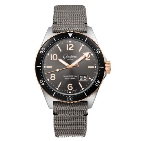 Glashutte Original Spezialist SeaQ Panorama Date Stainless steel & Red Gold Men's Watch