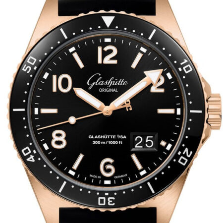 Glashutte Original Spezialist SeaQ Panorama Date Red Gold Men's Watch