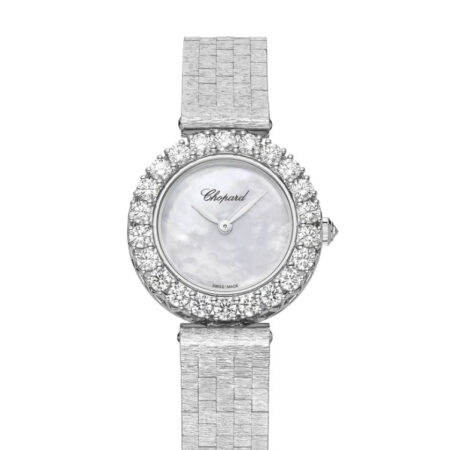 Chopard L’Heure Du Diamant Round Small 18K White Gold & Diamonds Ladies Watch