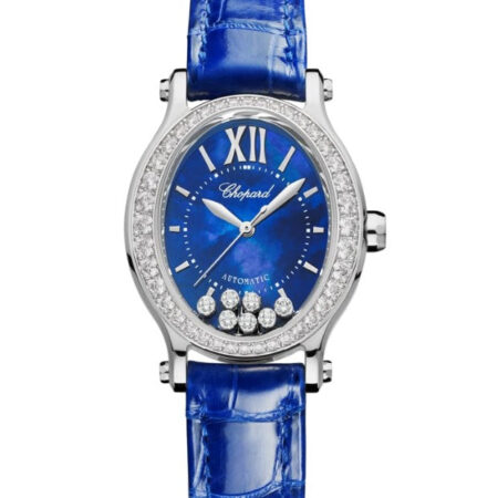 Chopard Happy Sport Oval Ethical White Gold  & Diamonds Ladies Watch