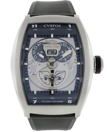 Cvstos Challenge Twin-Time Stainless Steel Men's Watch