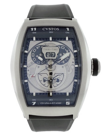 Cvstos Challenge Twin-Time Stainless Steel Men's Watch