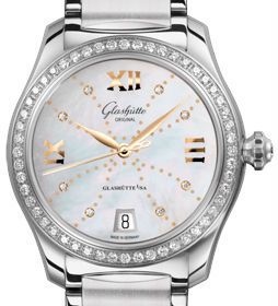 Glashutte Original Lady Collection Serenade Stainless steel & Diamonds Lady's Watch