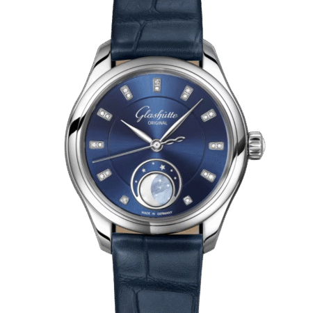 Glashutte Original Serenade Luna Moon Phase Stainless steel & Diamonds Lady's Watch