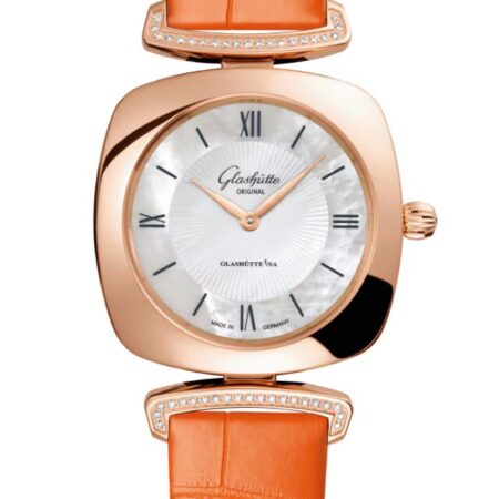Glashutte Original Lady Collection Pavonia 18K Red Gold & Diamonds Lady's Watch
