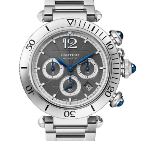Cartier Pasha  Chronograph Stainless steel Men's Watch