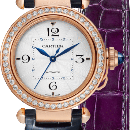 Cartier Pasha 35 mm Rose Gold & Diamonds Lady's Watch