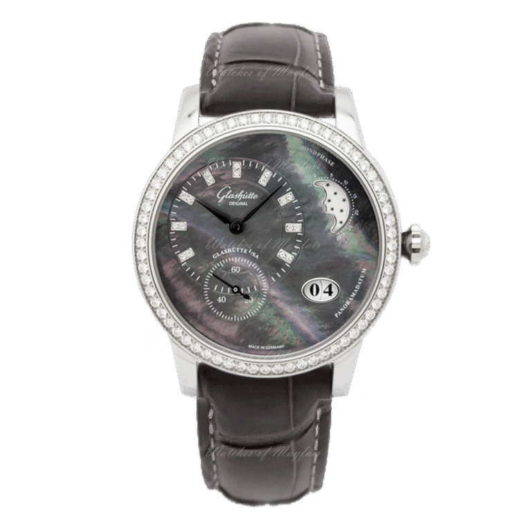 Glashutte Original Pano Matic Luna Stainless steel Ladies Watch