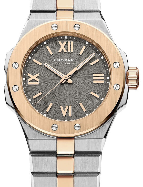 Chopard Alpine Eagle Stainless Steel & 18kt Rose Gold Lady's Watch