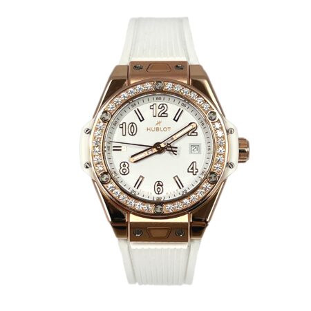 Hublot Big Bang 33mm One Click 18K King Gold & Diamonds Lady's Watch