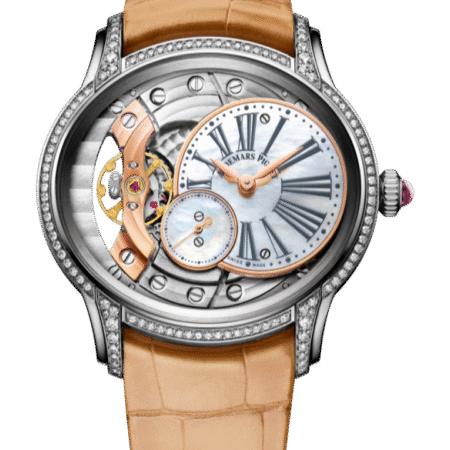 Audemars Piguet Millenary Hand-Wound 18K White Gold & Diamonds Ladies Watch