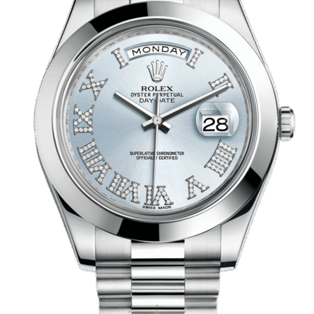 Rolex Day-Date 41 Diamond Platinum Men's Watch