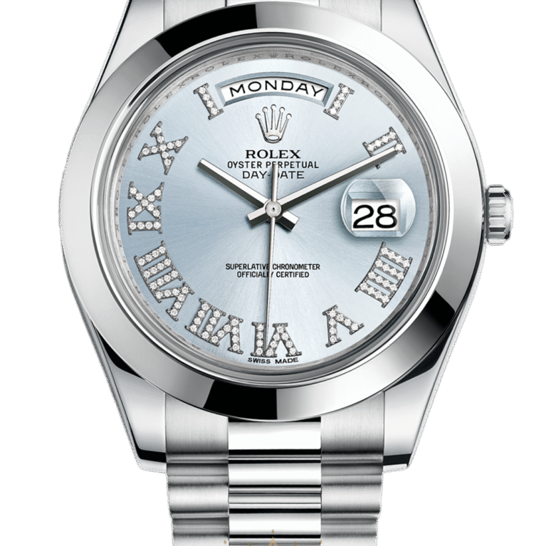 Rolex Day-Date 41 Diamond Platinum Men's Watch