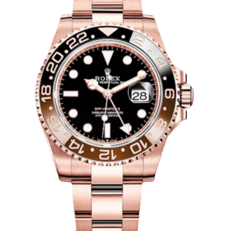 Rolex Datejust 18K Rose Gold & Ceramic Men's Watch