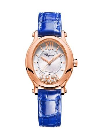 Chopard Happy Sport Oval Ethical Rose Gold  & Diamonds Ladies Watch