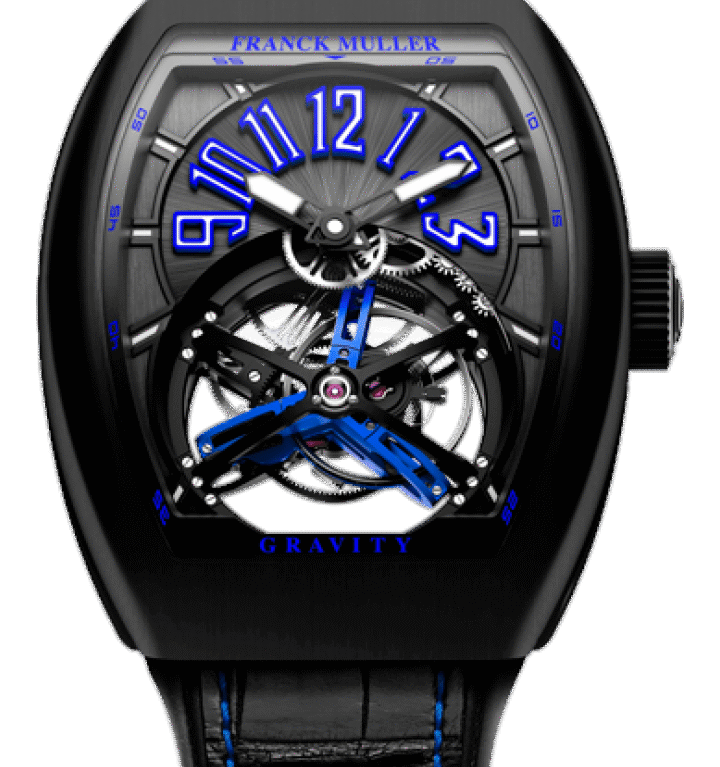Franck Muller Gravity Blue Titanium Men's Watch .