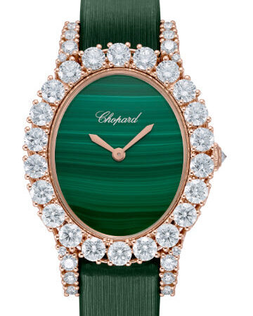 Chopard L’Heure Du Diamant Vintage Oval 18K Rose Gold & Diamonds Ladies Watch