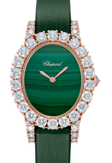 Chopard L’Heure Du Diamant Vintage Oval 18K Rose Gold & Diamonds Ladies Watch