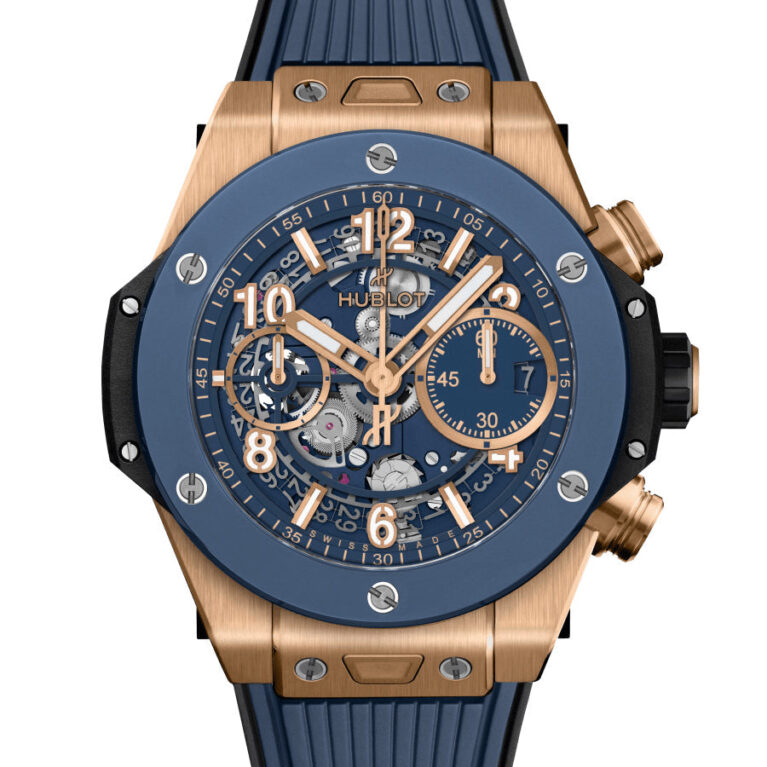 Hublot Big Bang Unico 18K King Gold Blue Ceramic Men's Watch