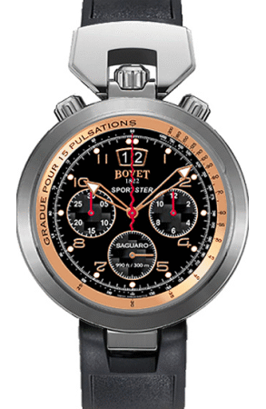 Bovet Sportster Saguaro Chronograph Stainless steel & 18 Rose Gold Men's Watch