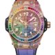 Hublot Big Bang 18K King Gold  & Colored Gemstones Ladies Watch