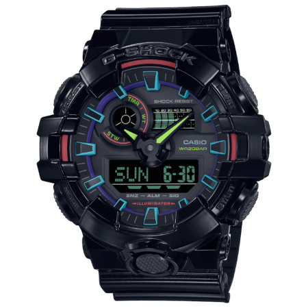 G-Shock GA-700 SERIES GA700RGB-1A