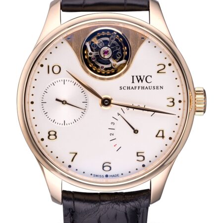 IWC Portuguese Tourbillon Mystère Limited Edition 18K Rose Gold Men's Watch