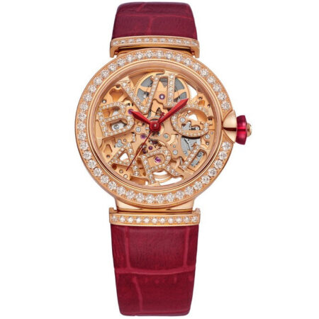 Bvlgari Lvcea 18K Rose Gold Diamonds Lady's Watch
