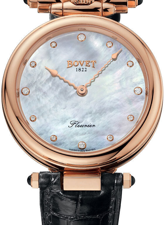 Bovet Fleurier 18k Rose Gold Unisex Watch