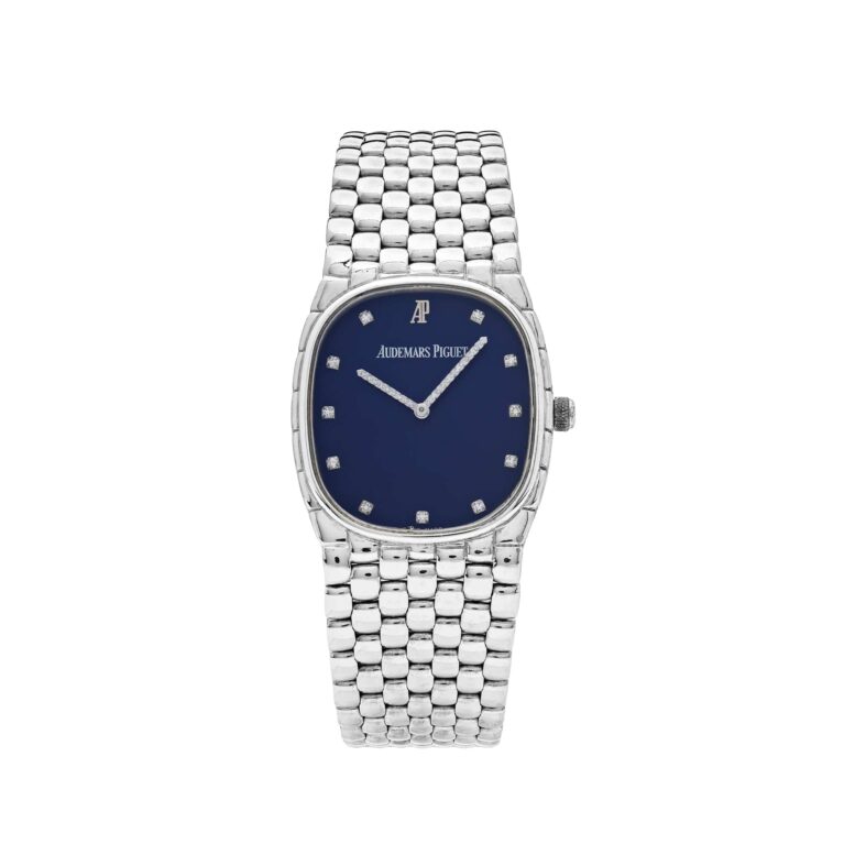 Audemars Piguet Cobra Vintage White Gold Diamond Dark Navy Dial (1970s)