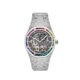 Audemars Piguet Royal Oak 15412BC.YG.1224BC.03 Double Balance Wheel Rainbow Bezel Frosted White Gold