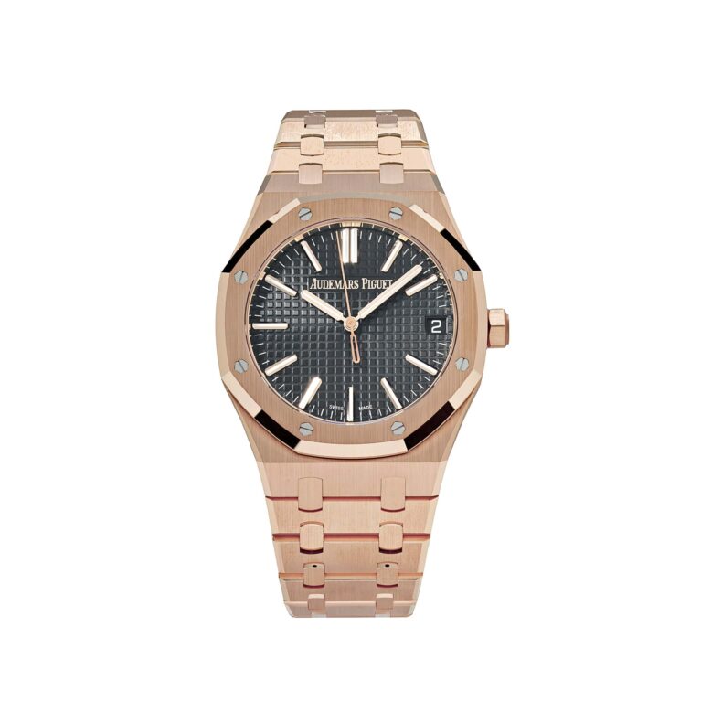 Audemars Piguet Royal Oak 15510OR.OO.D002CR.02 Rose Gold FULL Bracelet Black Dial (2024)