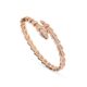 Bvlgari Serpenti Viper Bracelet Rose Gold with Diamond Pavé 353792