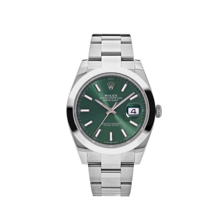 Rolex Datejust 126300 Stainless Steel Green Dial Oyster (2022)
